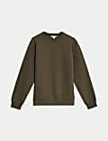 Cotton Rich Crew Neck Sweatshirt