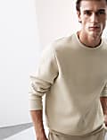 Cotton Rich Crew Neck Sweatshirt