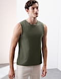 Pure Supima&reg; Cotton Crew Neck Vest