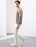 Pure Supima&reg; Cotton Crew Neck Vest