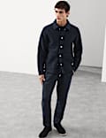 Jogginghose aus Twill mit hohem Baumwollanteil