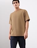 Oversized T-Shirt από ύφασμα scuba
