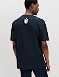 Zuiver katoenen M&S X ENGLAND T-shirt