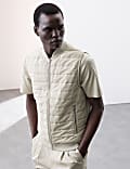 Cotton Rich Zip Up Quilted Gilet with Stormwear™