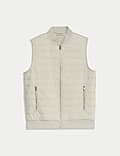 Cotton Rich Zip Up Quilted Gilet with Stormwear™