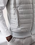 Cotton Rich Zip Up Quilted Gilet with Stormwear&trade;