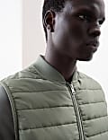 Cotton Rich Zip Up Quilted Gilet with Stormwear™