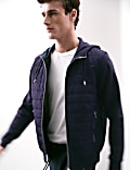 Cotton Rich Zip Up Hooded Jacket with Stormwear™