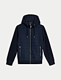 Bunda s kapucí se zapínáním na zip a technologií Stormwear™, z bohaté bavlny