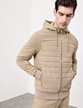 Cotton Rich Zip Up Hooded Jacket with Stormwear&trade;