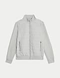 Cotton Rich Zip Up Quilted Jacket