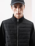 Cotton Rich Zip Up Quilted Jacket