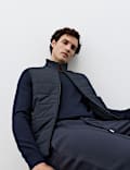 Regular Fit Cotton Rich Hybrid Gilet