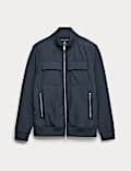 Cotton Rich Zip Up Pocket Jacket