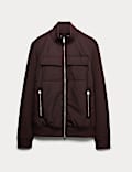 Cotton Rich Zip Up Pocket Jacket