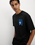 Pure Cotton Botanical Graphic T-Shirt