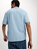 Zuiver katoenen T-shirt met grafische Japanse vis