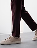 Cotton Rich Straight Leg Textured Joggers