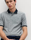 2 Pack Cotton Rich Tipped Polo Shirts