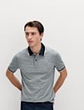 2 Pack Cotton Rich Tipped Polo Shirts