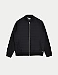 Quilted Bomber Jacket