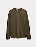 Pure Supima® Cotton Long Sleeve T-Shirt
