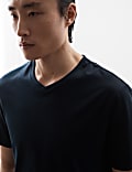 Pure Supima® Cotton V-Neck T-Shirt