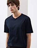 Pure Supima&reg; Cotton V-Neck T-Shirt