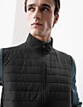Funnel Neck Quilted Gilet
