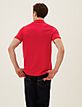 Pure Cotton Pique Regular Fit Polo Shirt