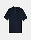 Pure Cotton Pique Polo Shirt