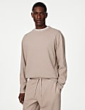 Μακρυμάνικο oversized T-Shirt από 100% βαμβάκι