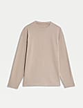 Μακρυμάνικο oversized T-Shirt από 100% βαμβάκι