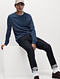 Pure Cotton 2-Tone Waffle Sweatshirt