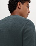 Pure Cotton 2-Tone Waffle Sweatshirt