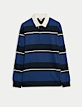 Pure Cotton Striped Rugby Shirt