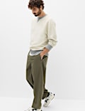Cotton Rich Crew Neck Sweatshirt