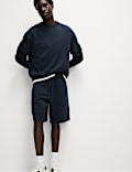 Elasticated Waist Cotton Rich Oversized Shorts