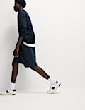 Elasticated Waist Cotton Rich Oversized Shorts