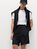 Elasticated Waist Cotton Rich Oversized Shorts