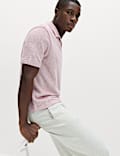 Relaxed Fit Pure Cotton Pique Polo Shirt