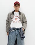 Pure Cotton Graphic Short Sleeve T-Shirt
