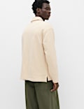 Pure Cotton Heavyweight Long Sleeve Polo Shirt