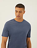 Pure Cotton Crew Neck T-Shirt