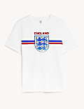 Tričko z&nbsp;čisté bavlny s&nbsp;kulatým výstřihem a&nbsp;nápisem „England“
