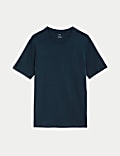 Regular Fit Pure Cotton Crew Neck T-Shirt