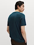 Regular Fit Pure Cotton Crew Neck T-Shirt