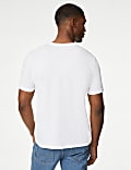 Pure Cotton Regular Fit Crew Neck T-Shirt