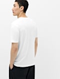 Slim Fit Pure Cotton Crew Neck T-Shirt