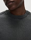 Sudadera desteñida 100 % algodón